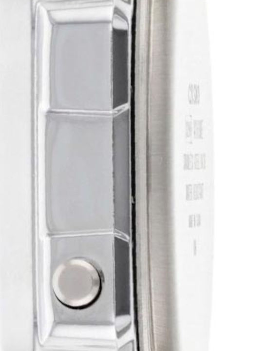 Casio Vintage Iconic Digital Men's Watch 36.3mm Battery with Silver Metal Bracelet