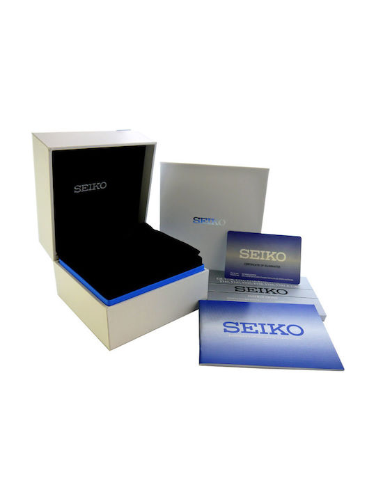 Seiko Automatic Chronograph Watch with Metal Bracelet Silver