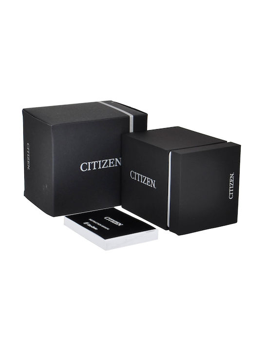 Citizen Chrono Uhr Chronograph Batterie mit Silber Metallarmband