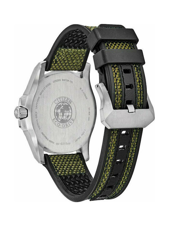 Citizen Promaster Tough Ανδρικό Ρολόι 42mm Μπαταρίας με Πράσινο Καουτσούκ Λουράκι