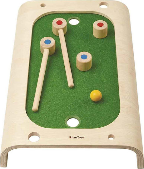 Plan Toys Ξύλινο Επιτραπέζιο Φλιπεράκι Μαγνητικό Χόκεϊ για 3+ Ετών