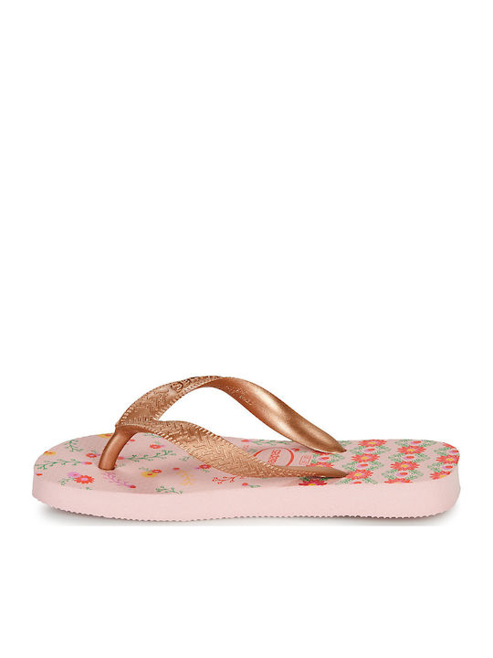 Kids' Flip Flops Gold Kids Flores