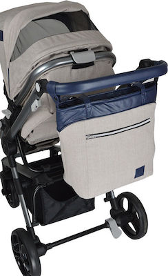 Bebe Stars Vista 3 in 1 Adjustable 3 in 1 Baby Stroller Suitable for Newborn Blue 5kg