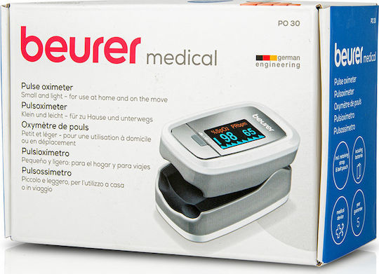 Beurer Oximetru de Puls Degetul Gri