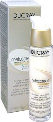 Ducray Melascreen Global Anti-Aging Serum Gesicht für Glanz , Aufhellung & Falten 30ml