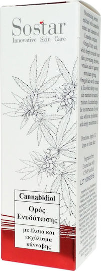 Sostar Cannabidiol Moisturizing & Anti-aging Serum Face with Hyaluronic Acid for Nourishment 30ml