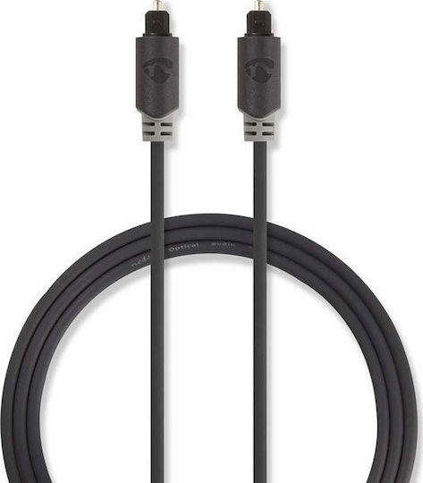 Nedis Optical Audio Cable TOS male - TOS male Μαύρο 3m (CABW25000AT30)