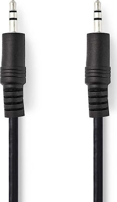 Nedis 3.5mm male - 3.5mm male Cable Black 0.5m (CAGP22000BK05)