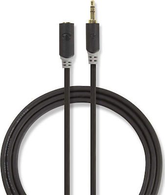 Nedis 3.5mm male - 3.5mm female Cable Black 3m (CABW22050AT30)