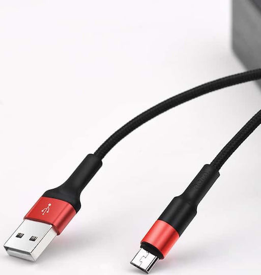 Hoco X26 Xpress Împletit Cablu USB 2.0 la micro USB Negru 1m (HOC-X26m-BR) 1buc