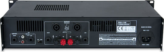 Master Audio MQA4100 Τελικός Ενισχυτής PA 2 Καναλιών 350W/4Ω 250W/8Ω
