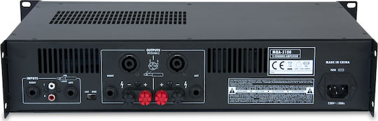 Master Audio MQA5100 PA Power Amplifier 2 Channels 450W/4Ω 350W/8Ω Black
