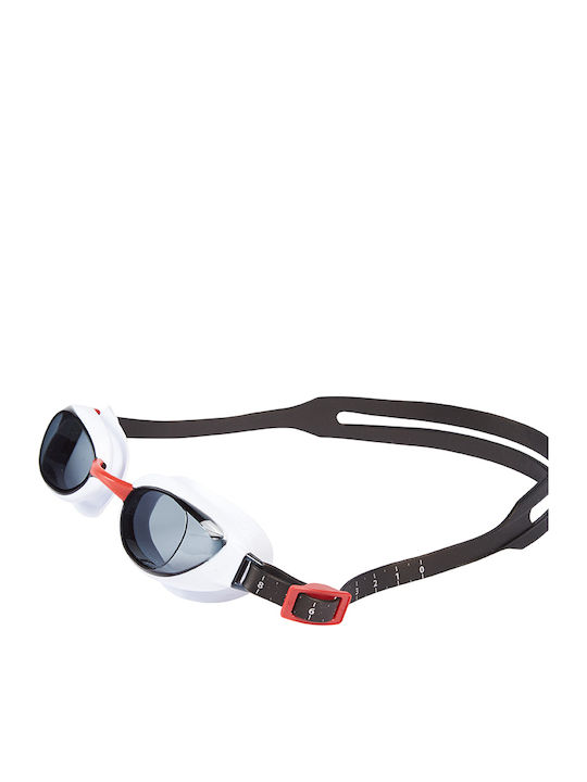 Speedo Aquapure Γυαλιά Κολύμβησης Ενηλίκων με Αντιθαμβωτικούς Φακούς Λευκά