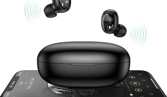 Joyroom JR-T08 In-ear Bluetooth Handsfree Earphones with Sweat Resistance and Charging Case Black