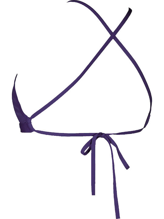 Solid Bikini Triunghi Albastru marin