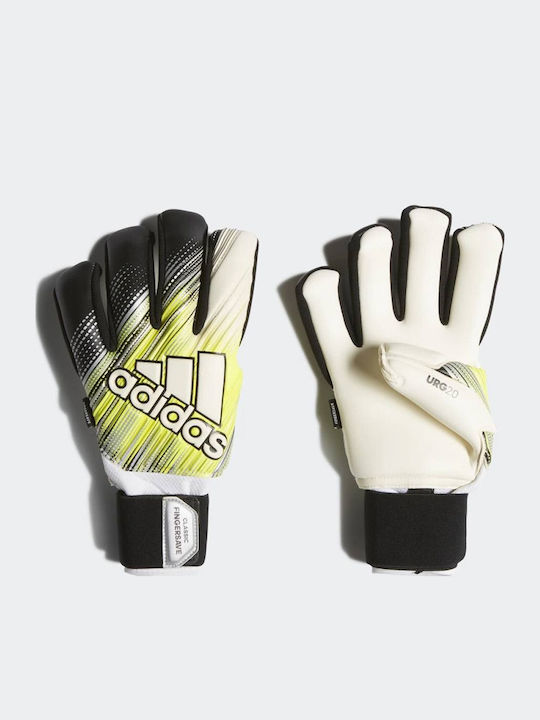 adidas Classic Pro Fingersave Γάντια Τερματοφύλακα Ενηλίκων Λευκά