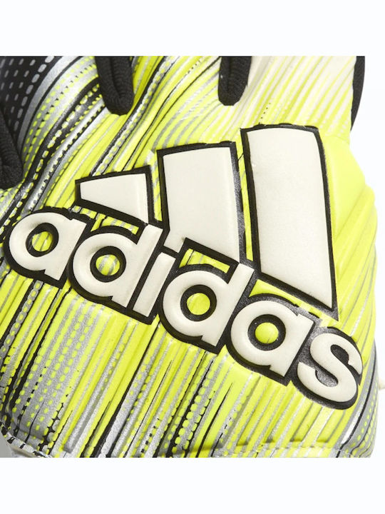 adidas Classic Pro Fingersave Γάντια Τερματοφύλακα Ενηλίκων Λευκά