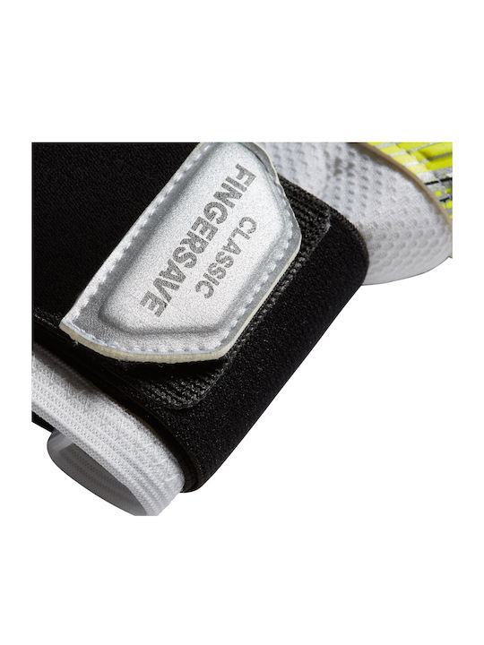 adidas Classic Pro Fingersave Γάντια Τερματοφύλακα Ενηλίκων Λευκά