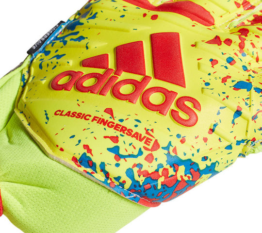 adidas Classic Pro Fingersave Torwarthandschuhe Erwachsene Gelb