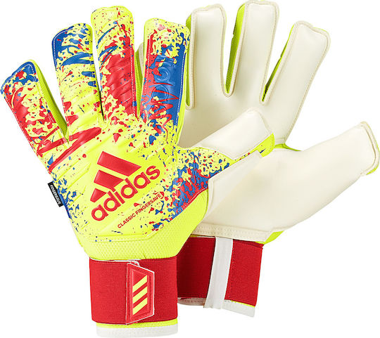adidas Classic Pro Fingersave Torwarthandschuhe Erwachsene Gelb