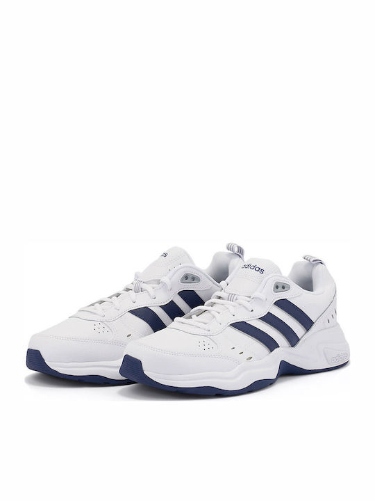 Strutter Chunky Sneakers Cloud White / Dark Blue / Matte Silver