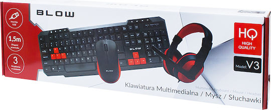 Blow V3 Set Gaming Tastatur & Maus (Englisch US)
