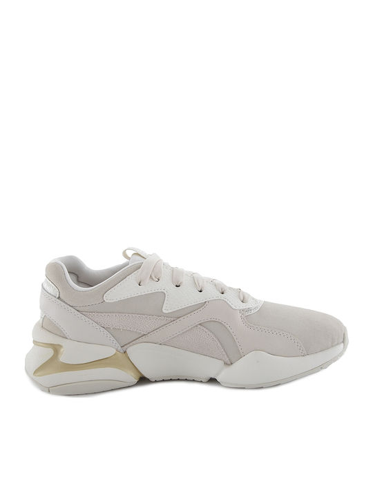 PUMA Nova Pastel Grunge Sneakers Beigen PUMA Nova Pastel Grunge Sneakers Beigen