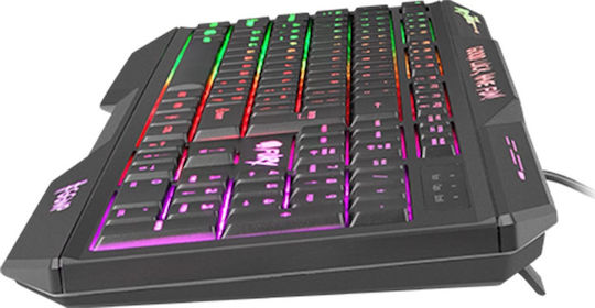 Natec Hellfire 2 Gaming Tastatur mit RGB-Beleuchtung (Englisch US)