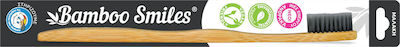 Bamboo Smiles Toothbrush Adults Manual Toothbrush Soft Beige 1pcs