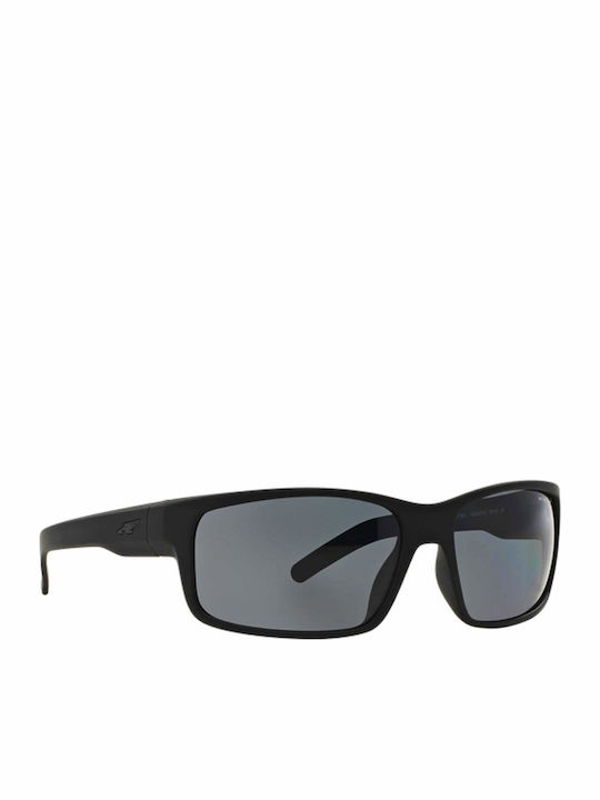Arnette Fastball Men's Sunglasses with Black Plastic Frame and Black Polarized Lens