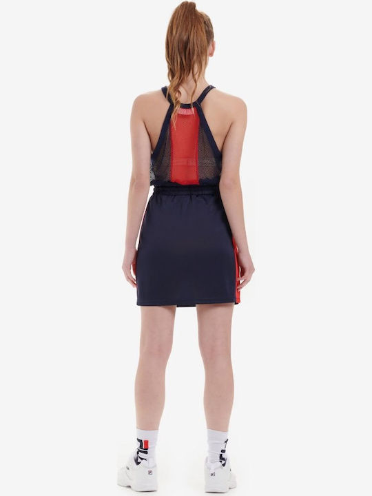 Bobbi Women's Athletic Blouse Sleeveless Navy Blue