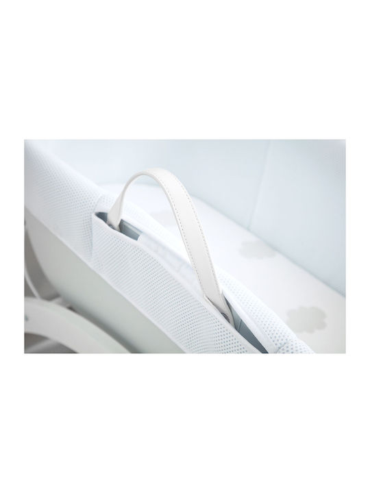 Shnuggle Dreami Moses Coș de Moș cuțit din plastic cu suport Light Grey