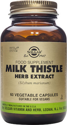 Solgar Milk Thistle Herb Extract 60 veg. caps