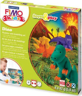 Staedtler Fimo Dino Pentru Copii Polimerică Argilă Chitare electrice Multicolorς 168gr 8034-07