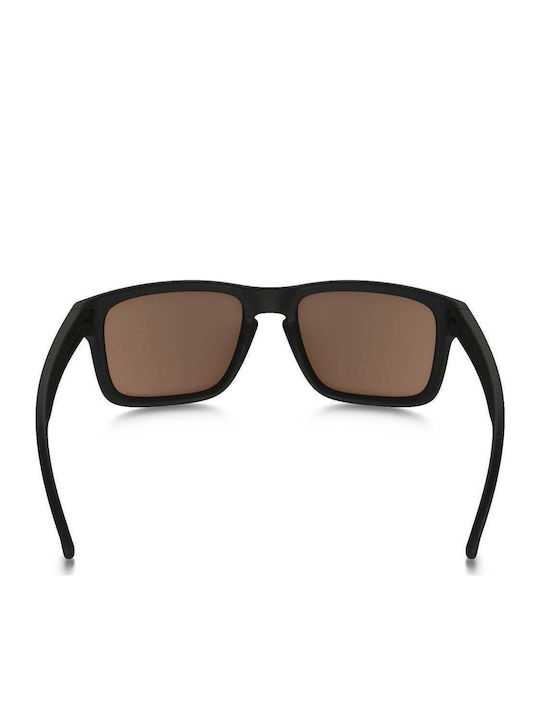 Oakley Holbrook Bărbătești Ochelari de soare cu Negru Cadru și Maro Polarized Oglindă Lentilă OO9102-D7