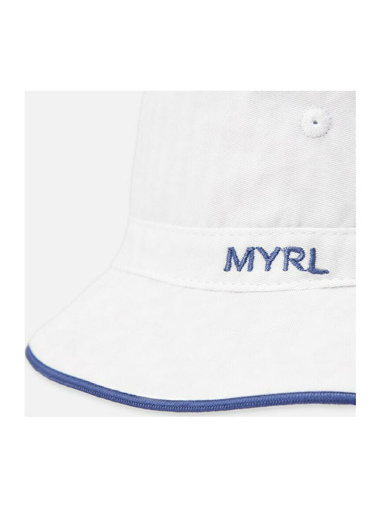Mayoral Παιδικό Καπέλο Bucket Υφασμάτινο Λευκό