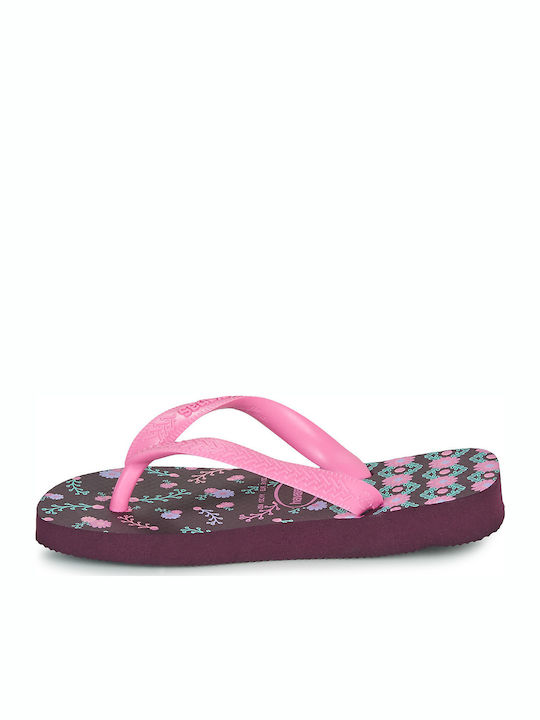 Șlapi Copii Flip Flops Roz Flores