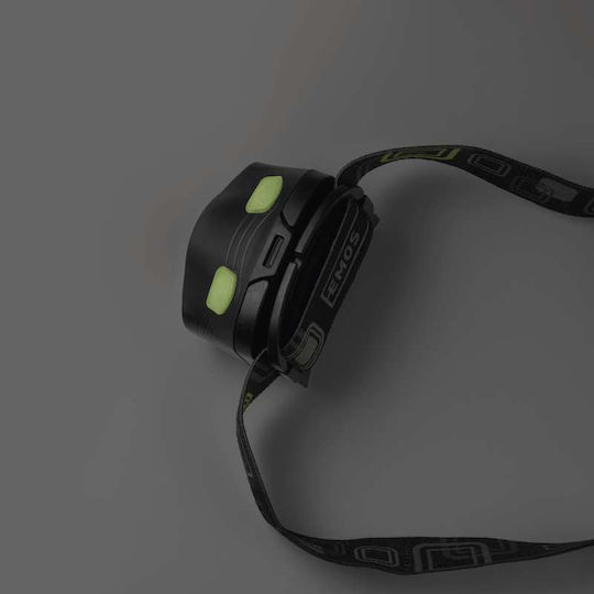 Emos Φακός Κεφαλής LED IP43 με Μέγιστη Φωτεινότητα 220lm