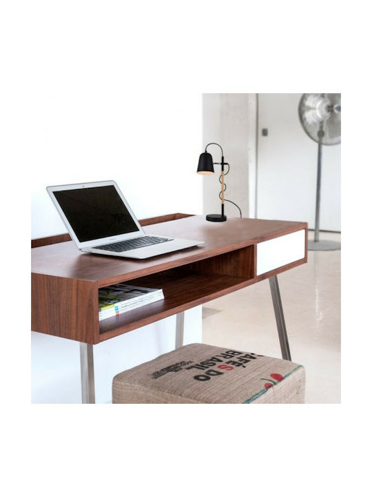 Viokef Eddie Office Lamp for Socket E14 in Black Color