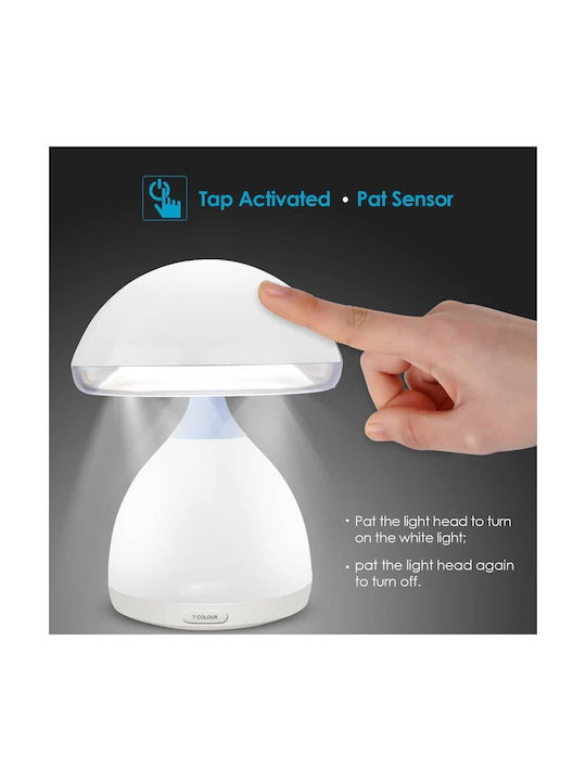 Huian Mushroom Lamp Lustră Decorativă Ciupercă Alb