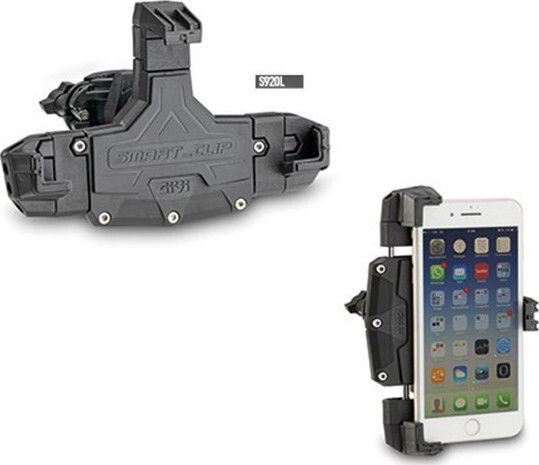 Givi Smart Clip Mount Phone Motorcycle with Adjustable Arm for Steering Wheel