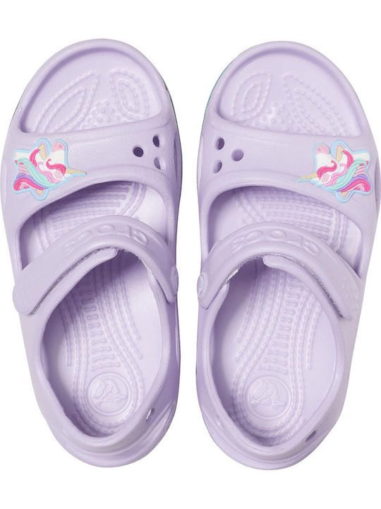Funlab Unicorn Charm Kids Anatomic Lilac Beach Shoes