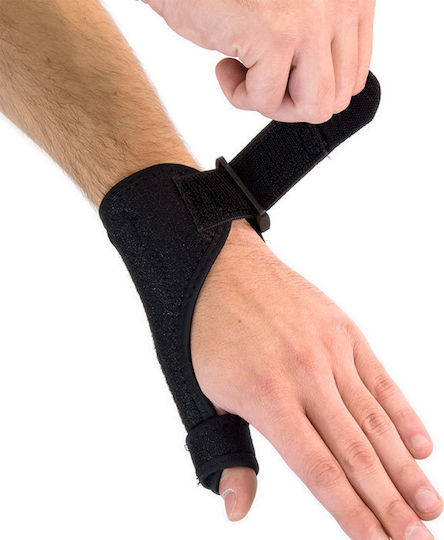 Firtech Schiene Handgelenk mit Daumen in Schwarz Farbe 91330