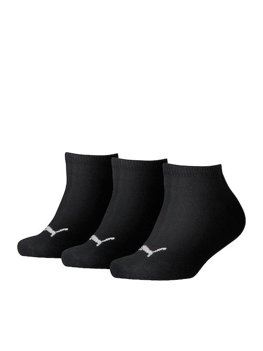 Puma Boys 3 Pack Ankle Socks Black