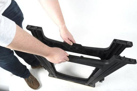 Kinzo Șevalet Plastic cu Greutate Maximă Suportată 170kg 2buc