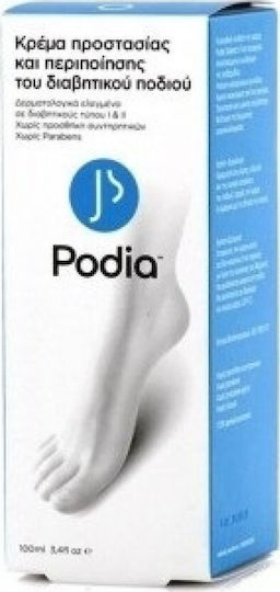 Podia Diabetic Foot Protection & Care Feuchtigkeitsspendend Creme für diabetischer Fuß Schutz & Pflege mit Urea 100ml