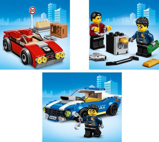 LEGO City Police Highway Arrest για 5+ Ετών 185τμχ