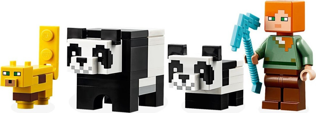 minecraft lego panda