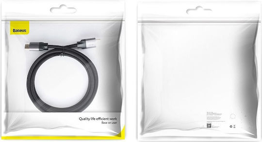 Baseus Enjoyment HDMI 2.0 Braided Cable HDMI male - HDMI male 1m Black