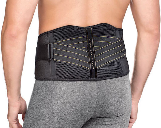 Copper Fit Rapid Relief Work Belt 17cm Height in Black Color